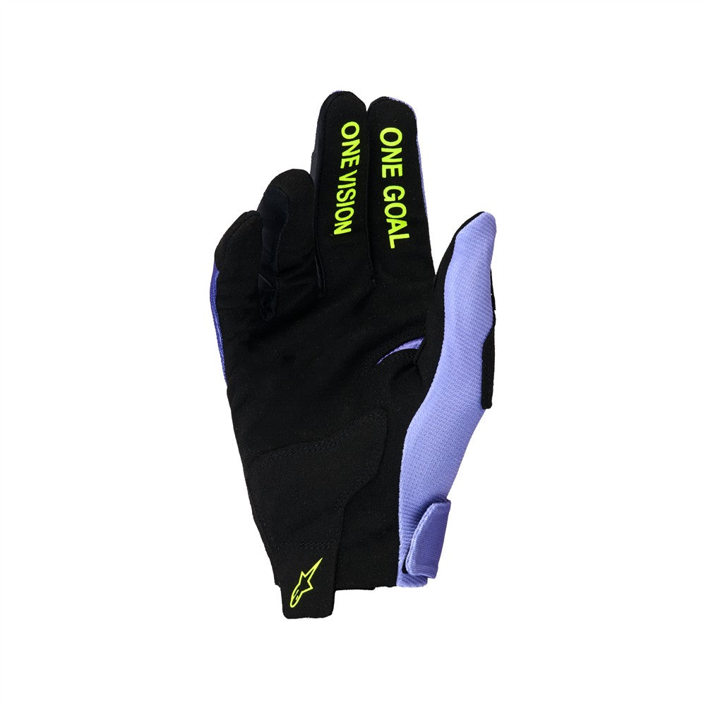 Alpinestars Radar Mx Gloves - Purple/Yellow Fluoro