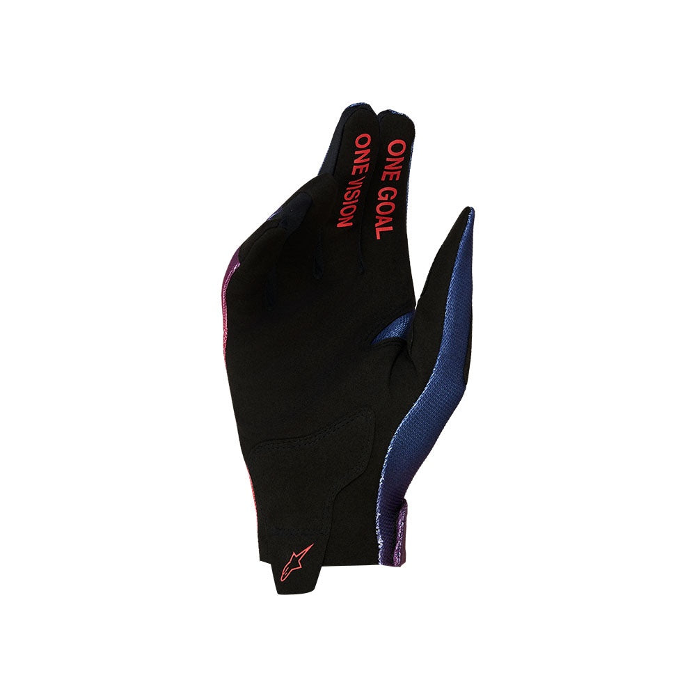 Alpinestars Radar Mx Gloves - Fire Red/Deep Blue