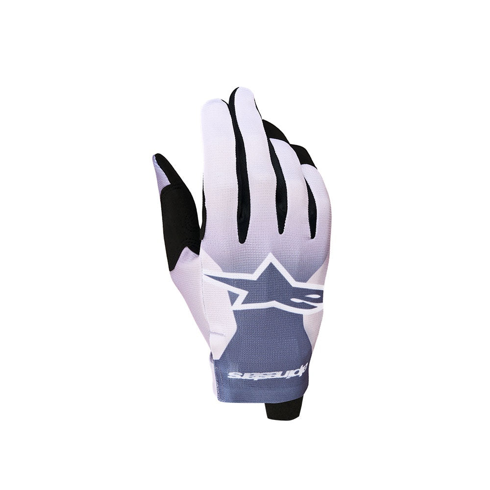 Alpinestars Radar Mx Gloves - Ash Gray/Light Lilac/White/Black