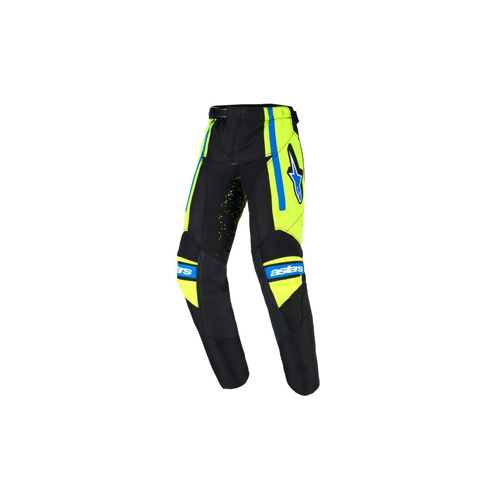 Alpinestars Racer Nomur Kids Mx Pants - Dark Navy/Yellow Fluoro/UCLA Blue