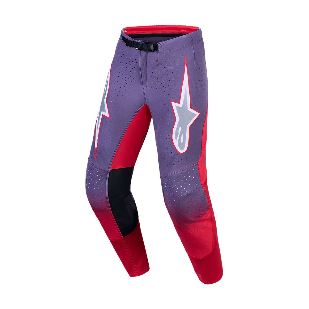 Alpinestars 2027 Supertech AFD Hiten Pants Graystone/Red Fluoro/Light Lilac