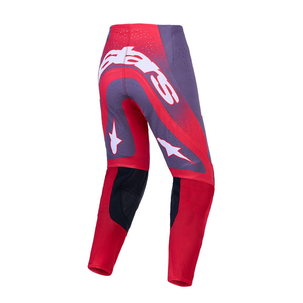 Alpinestars 2027 Supertech AFD Hiten Pants Graystone/Red Fluoro/Light Lilac