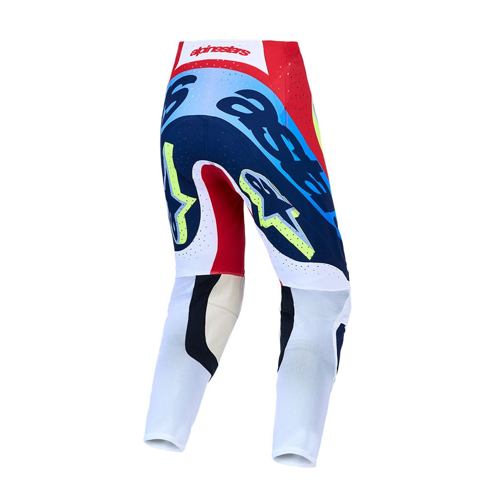 Alpinestars 2027 Supertech Dyna Pants - Fire Red/White/Navy/Blue