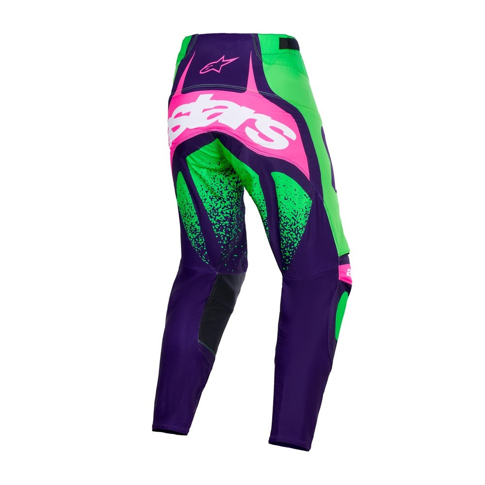 Alpinestars 2026 Techstar Nomur Mx Pants - Deep Purple/Green/Pink Fluoro