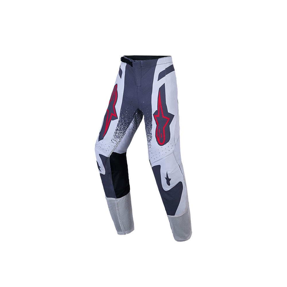 Alpinestars Youth Supertech Swan Pants - Light Lilac/Dark Gray/Red Fluoro