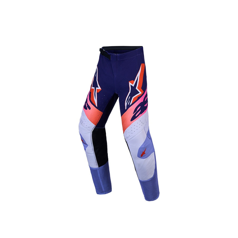 Alpinestars 2027 Youth Supertech Dyna Pants - Light Violet/Deep Purple/Pink Fluoro