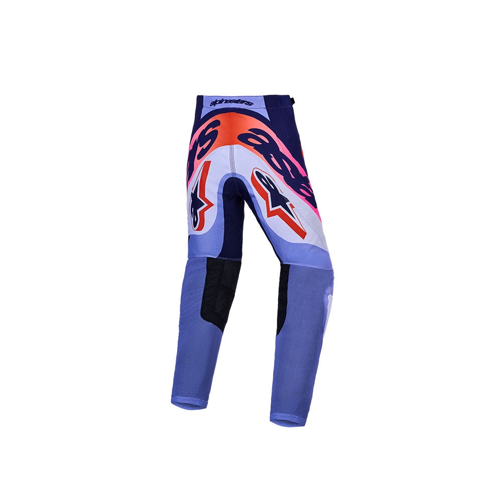 Alpinestars 2027 Youth Supertech Dyna Pants - Light Violet/Deep Purple/Pink Fluoro