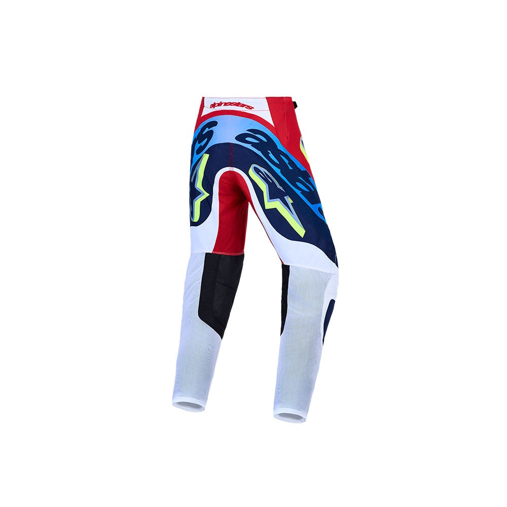 Alpinestars 2027 Youth Supertech Dyna Pants - Fire Red/White/Navy Blue