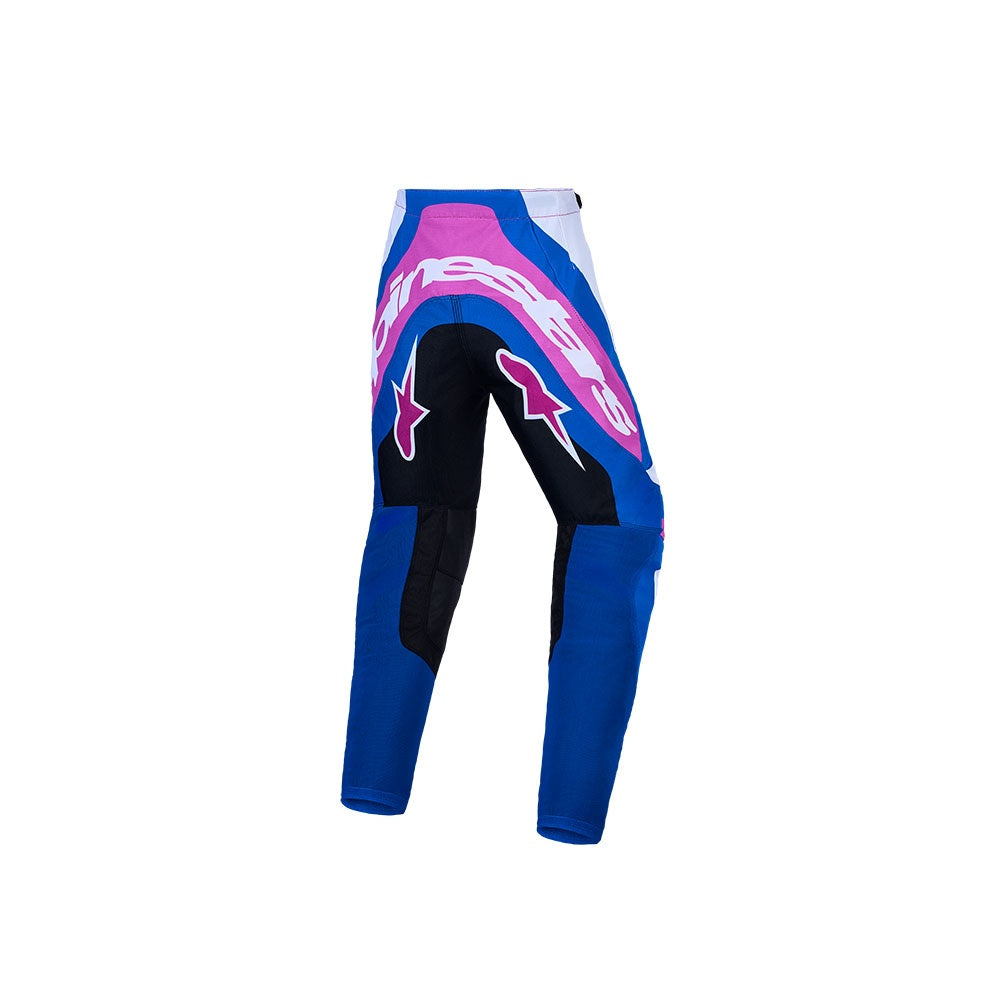 Alpinestars Youth Supertech Maven Pants - White/Hot Coral/Blithe Blue
