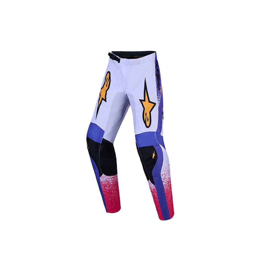 Alpinestatars 2027 Youth Fluid Drag Pants - Light Lilac/Blue/Iris Gold