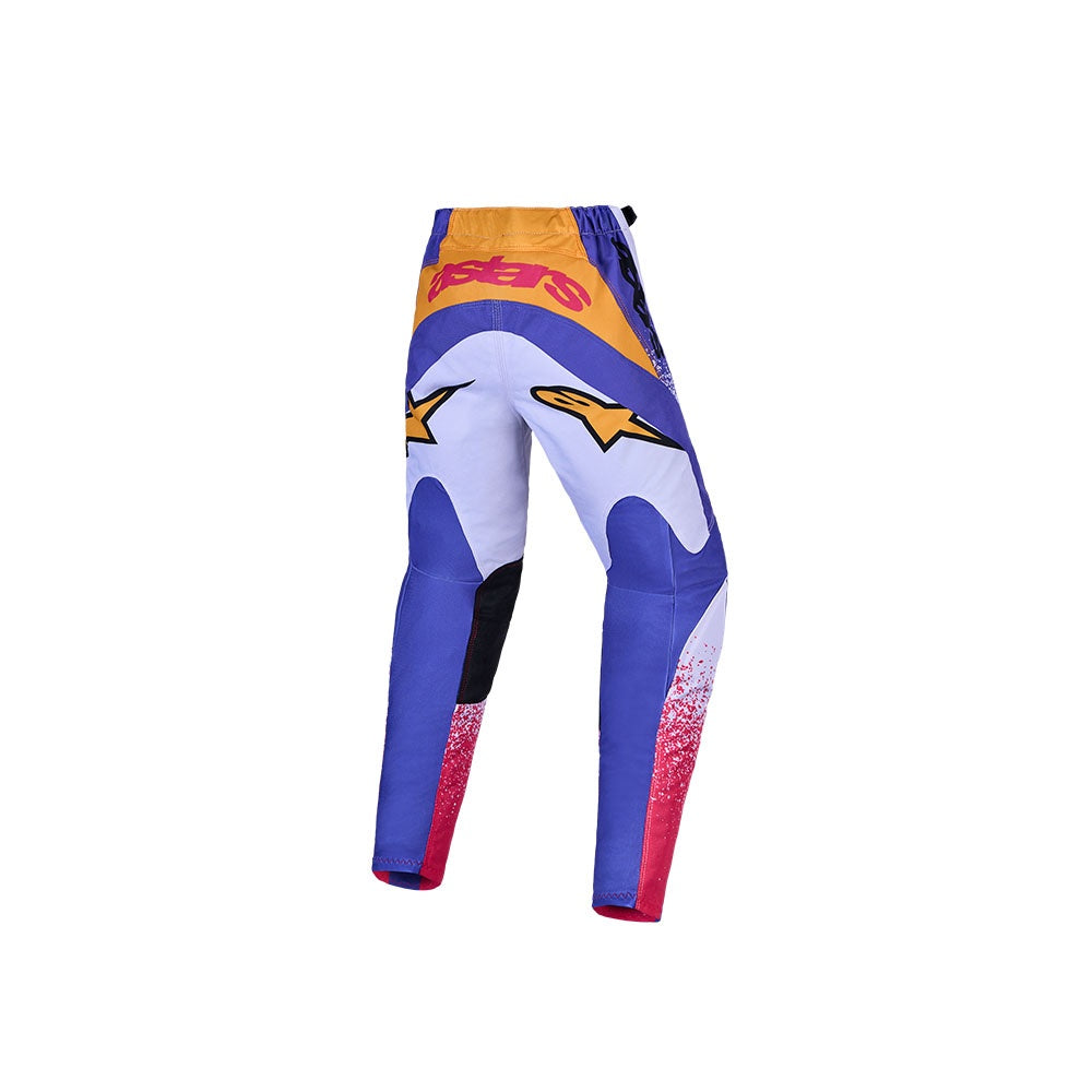 Alpinestatars 2027 Youth Fluid Drag Pants - Light Lilac/Blue/Iris Gold
