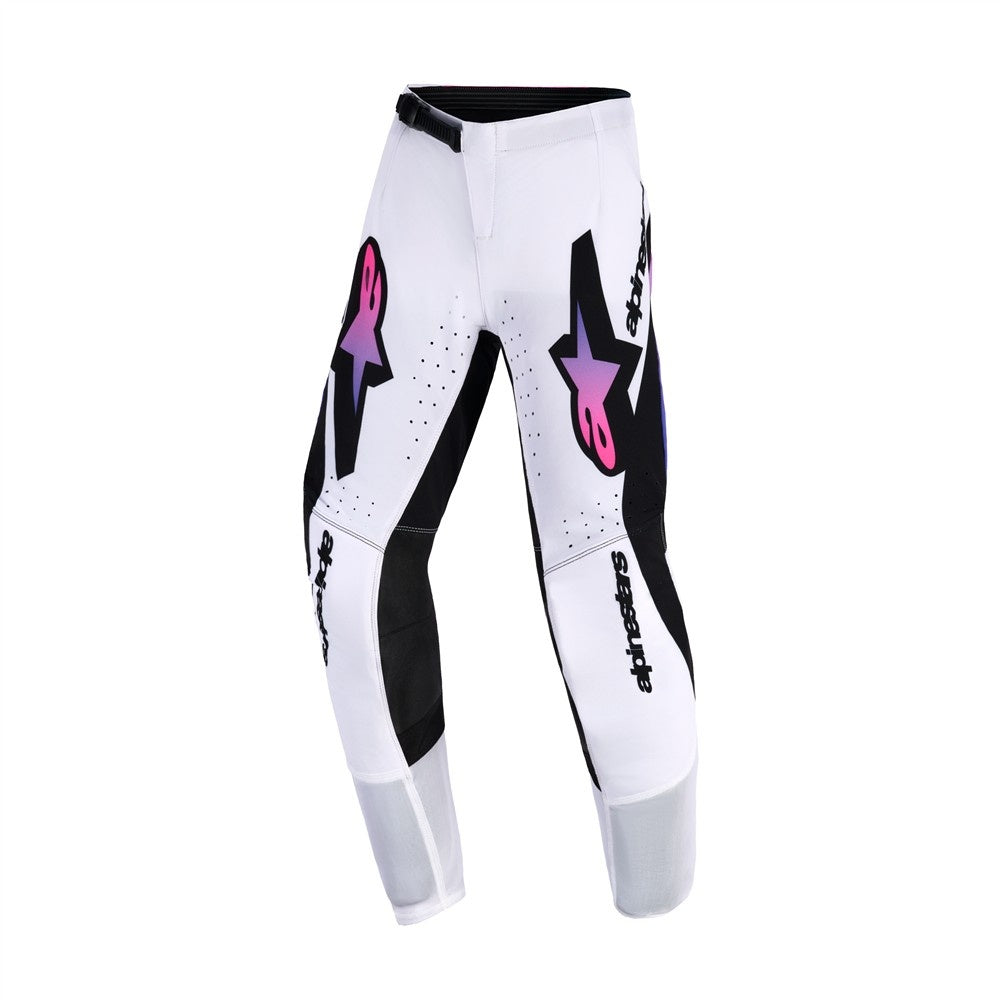 Alpinestars 2026 Supertech Vista Youth Mx Pants - White/Purple/Black