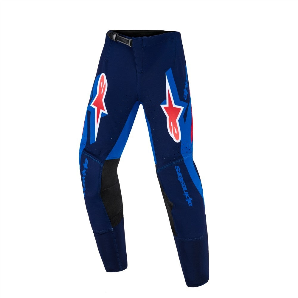 Alpinestars 2026 Supertech Vista Youth Mx Pants - Dark Navy/Hot Coral/Cobalt