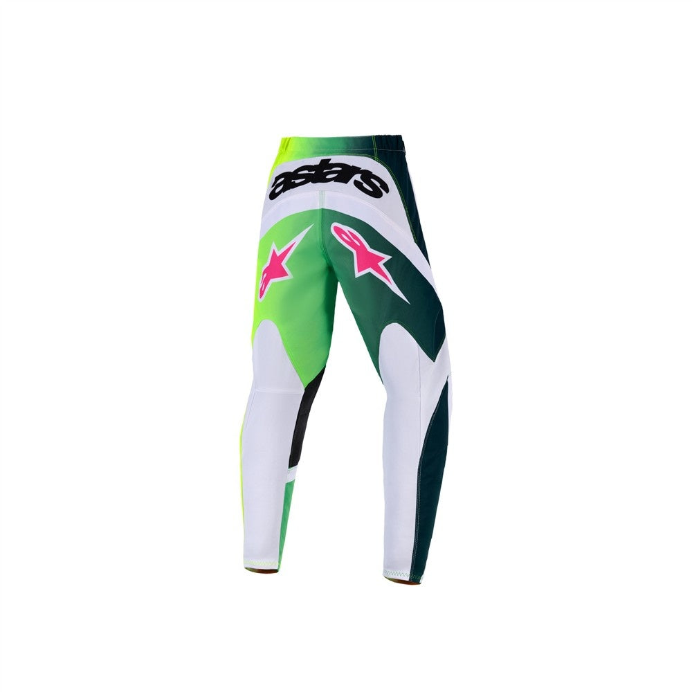 Alpinestars 2026 Fluid Portl Youth Mx Pants - Green/White/Black