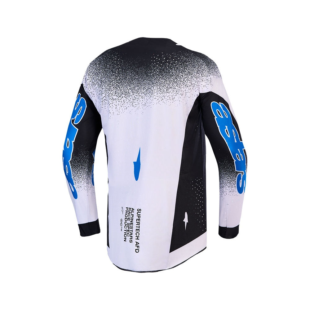Alpinestars 2027 Supertech AFD Hiten Jersey Black/Light Lilac/Blithe Blue