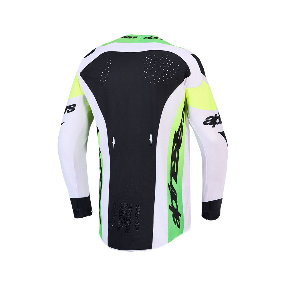Alpinestars 2027 Supertech Dyna Jersey Light Lilac/Green Fluoro/Black