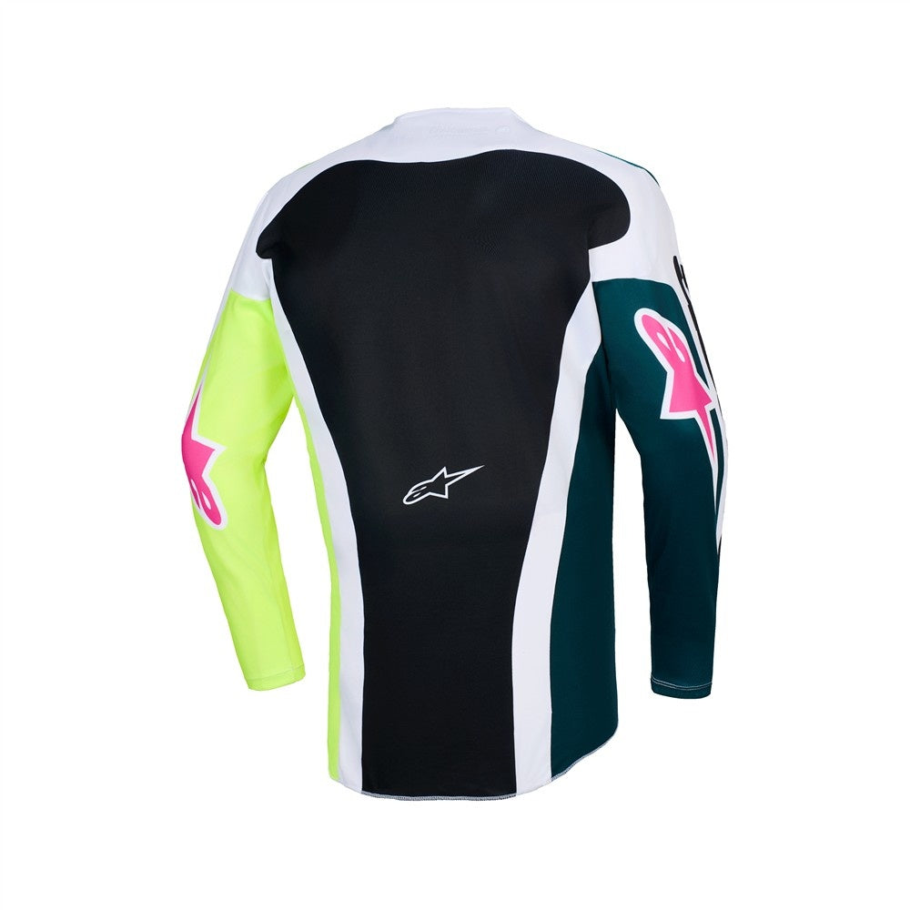 Alpinestars 2026 Racer Portl Mx Jersey - Green/White/Black