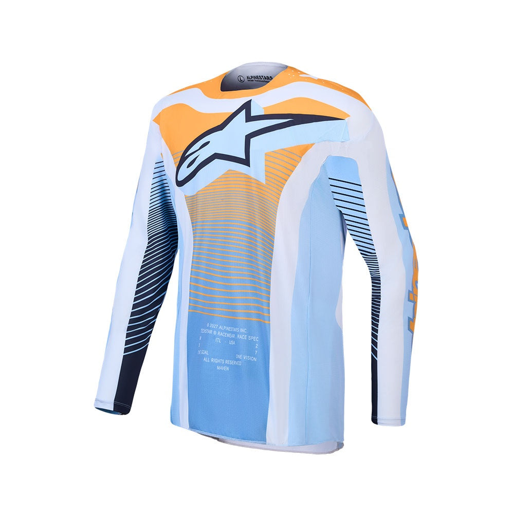 Techstar Maven Jersey Blue/Tangerine/Black