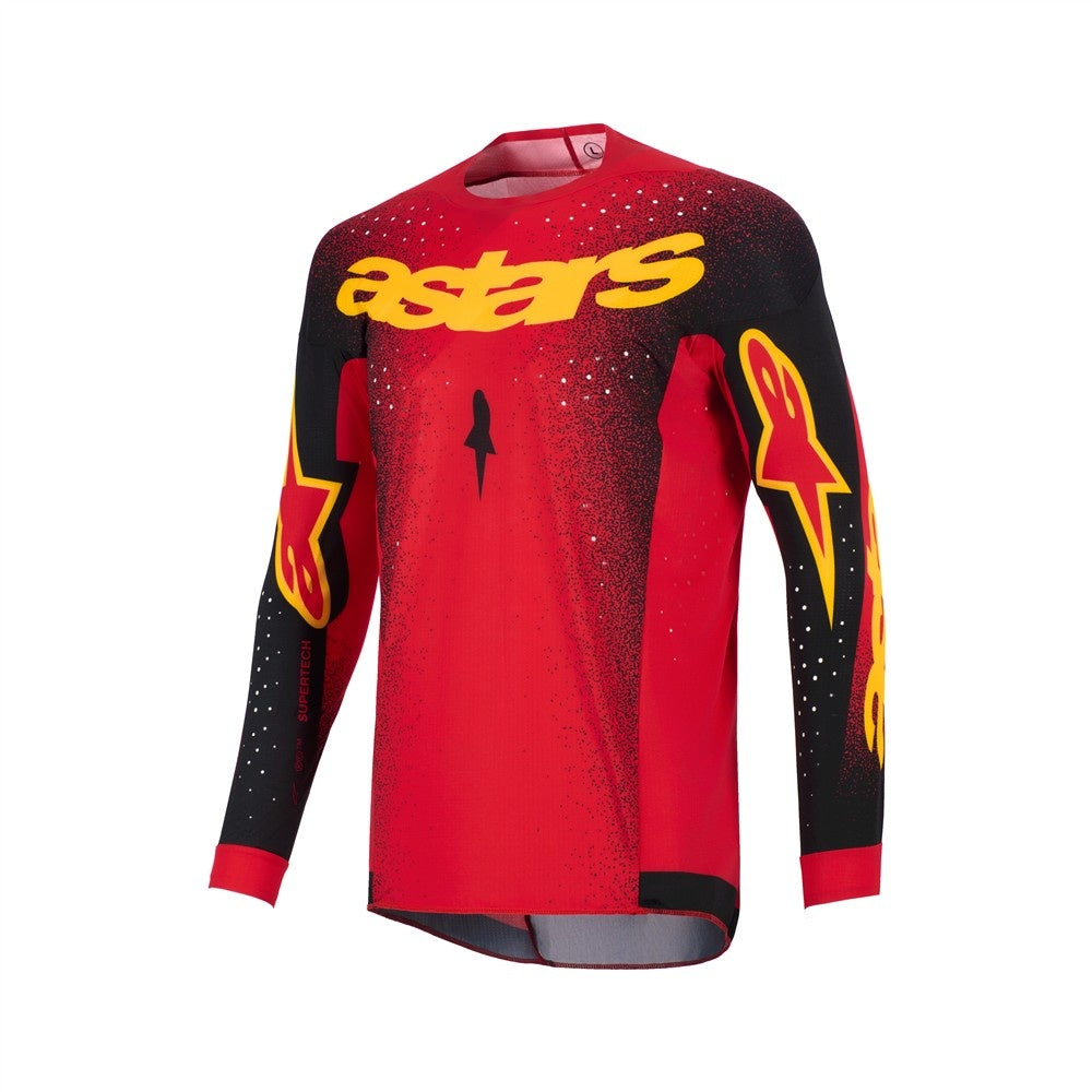 Alpinestars 2026 Supertech Scenz Mx Jersey - Red/Black/Yellow
