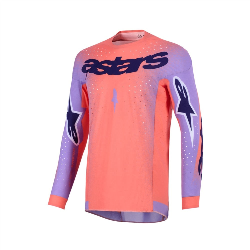 Alpinestars 2026 Supertech Scenz Mx Jersey - Hot Coral/Purple