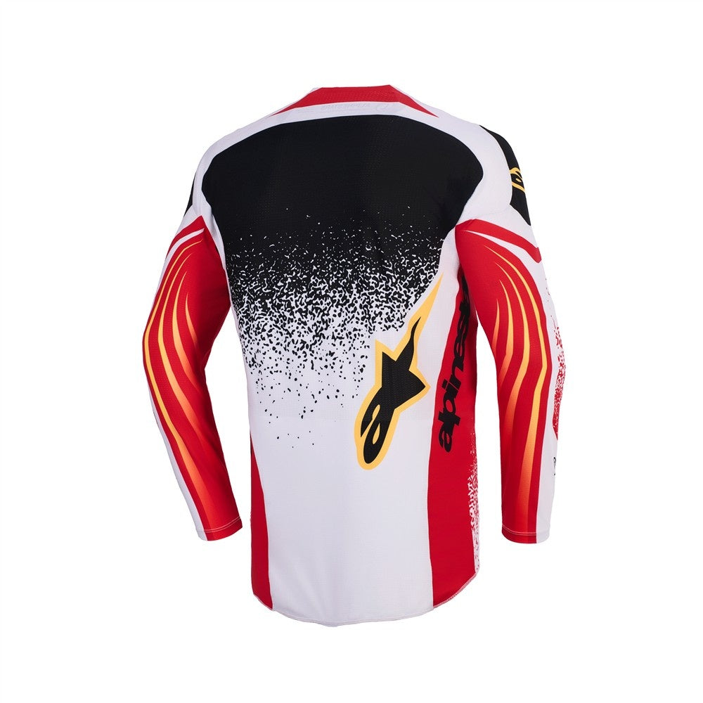 Alpinestars 2026 Techstar Nomur Mx Jersey - Light Gray/Red/Black