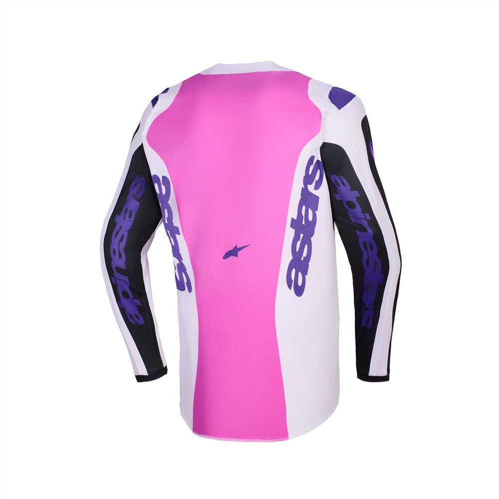 Alpinestars Fluid Grid Mx Jersey - Black/Light Gray/Purple
