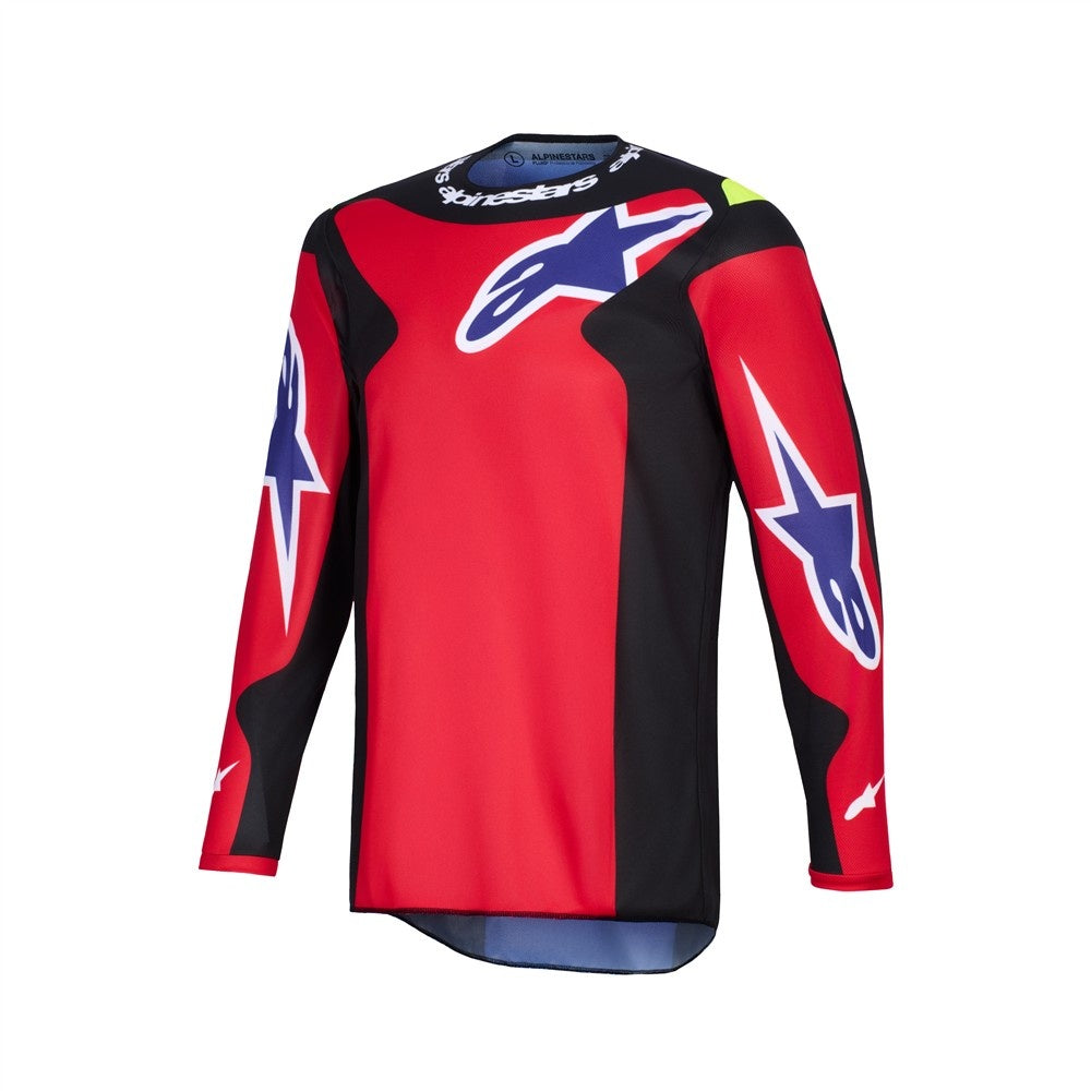 Alpinestars Fluid Grid Mx Jersey - Red/Black/Purple