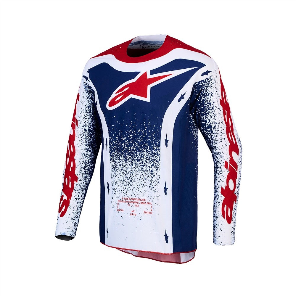Alpinestars Techstar Limited Edition Unity Jersey - Red/White/Blue