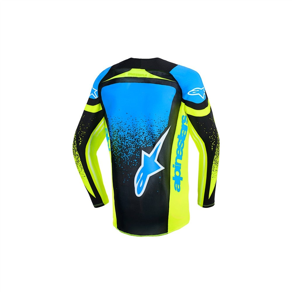 Alpinestars 2026 Supertech Nomur Youth Mx Jersey - Dark Navy/Yellow Fluoro/UCLA Blue