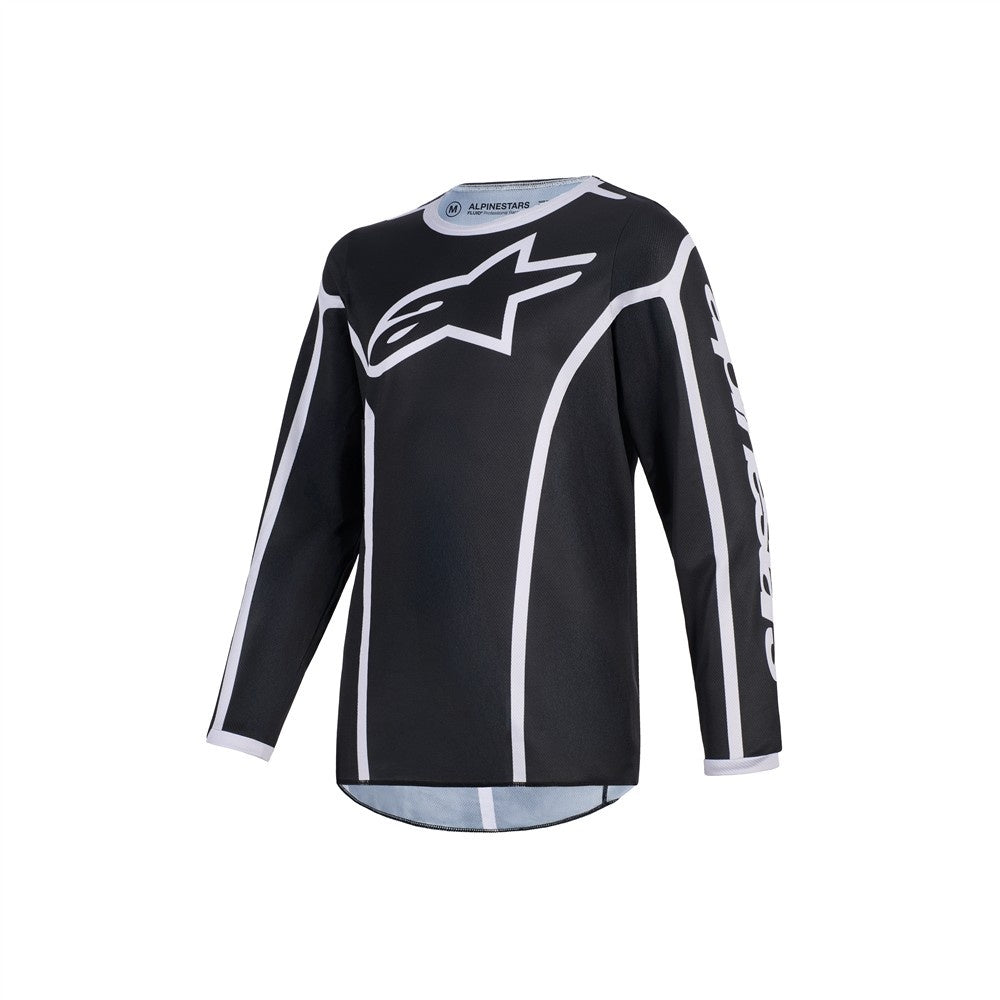 Alpinestars 2026 Youth Fluid Apex Mx Jersey - Black/Gray