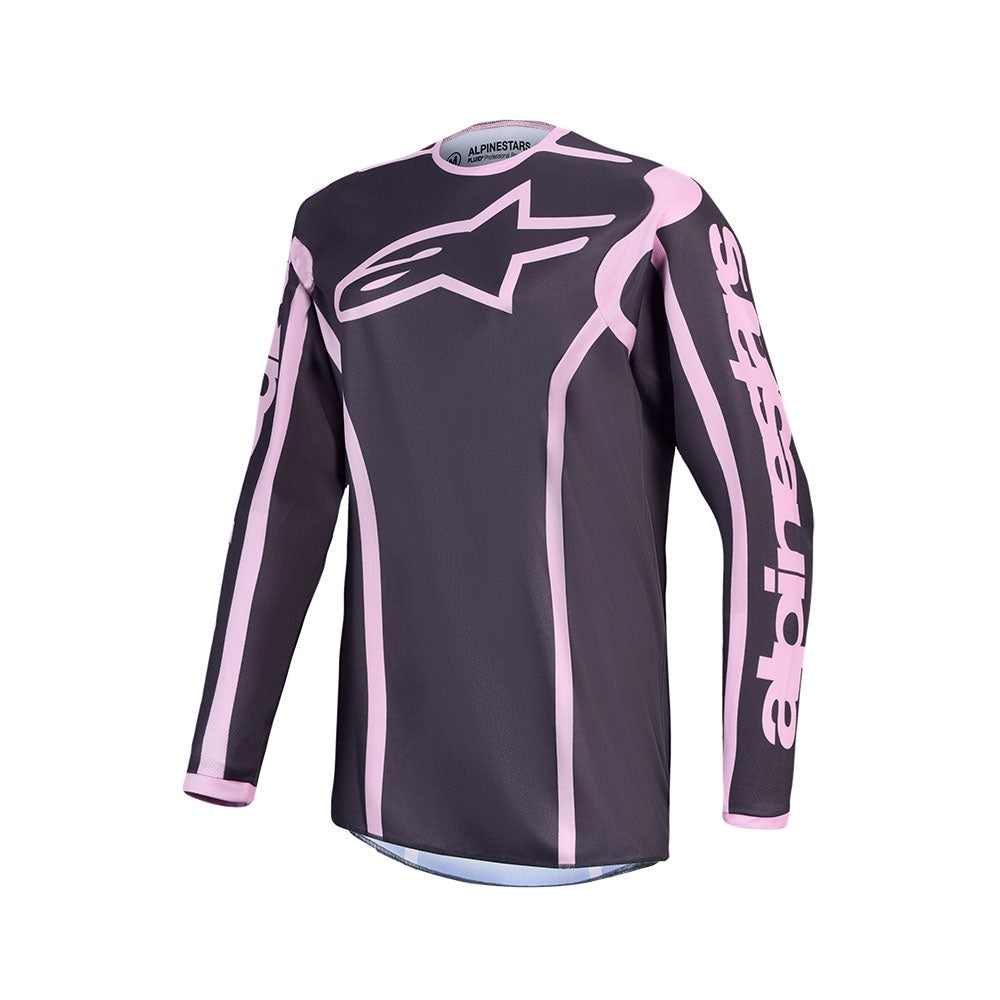 Alpinestars 2027 Womens Stella Fluid Apex v2 Jersey - Graystone/Old Pink