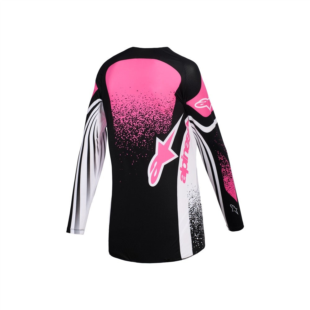 Alpinestars 2026 Stella Techstar Nomur Women's Mx Jersey - Black/White/Fuchsia