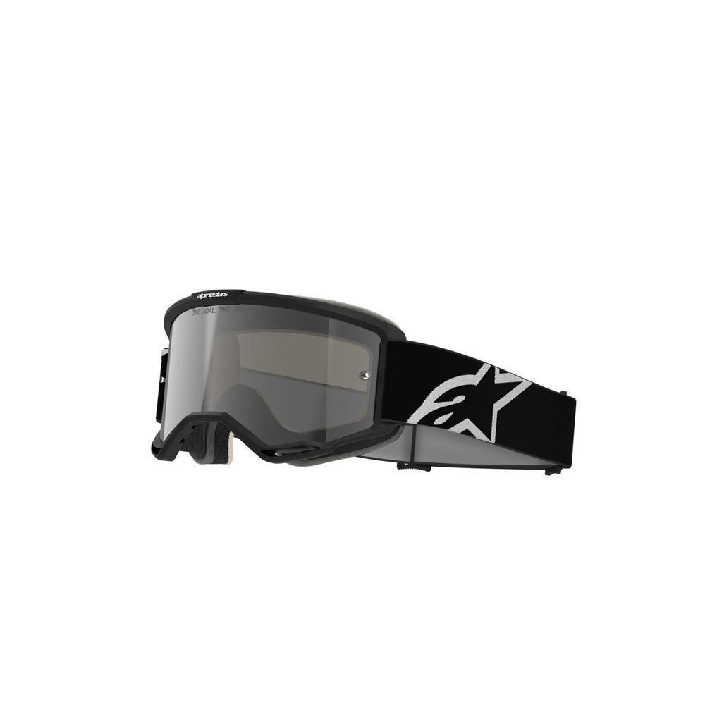 Alpinestars Vision 5 Corp 2 Goggle – Black/White with Mirror Silver Lens