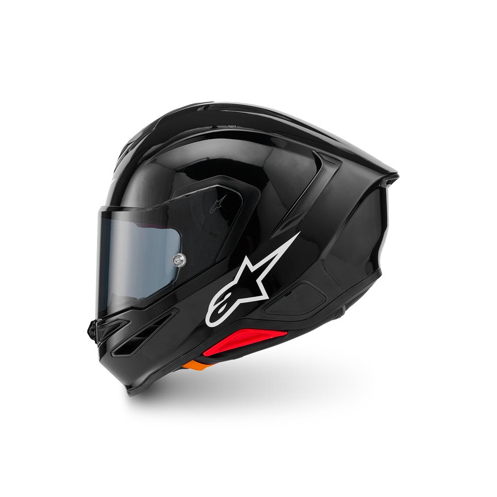 Alpinestars Supertech R7 Helmet Solid - Solid Black Gloss