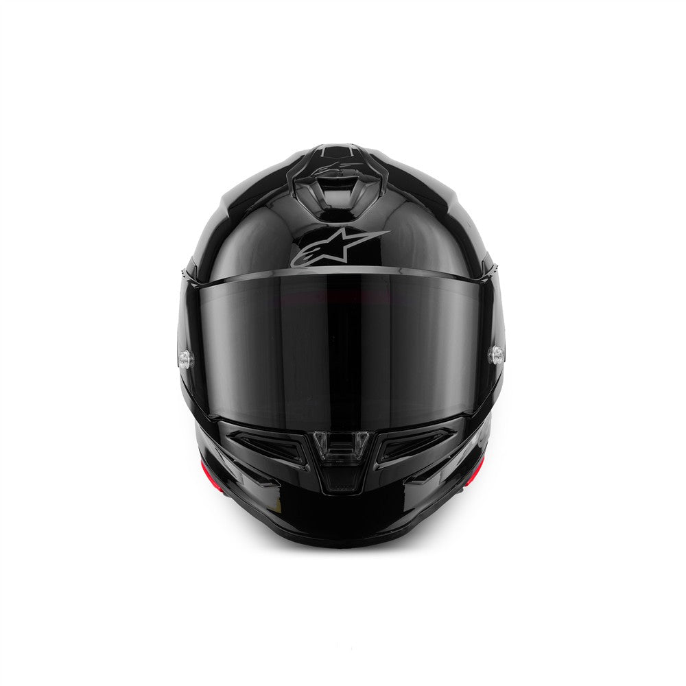 Alpinestars Supertech R7 Helmet Solid - Solid Black Gloss