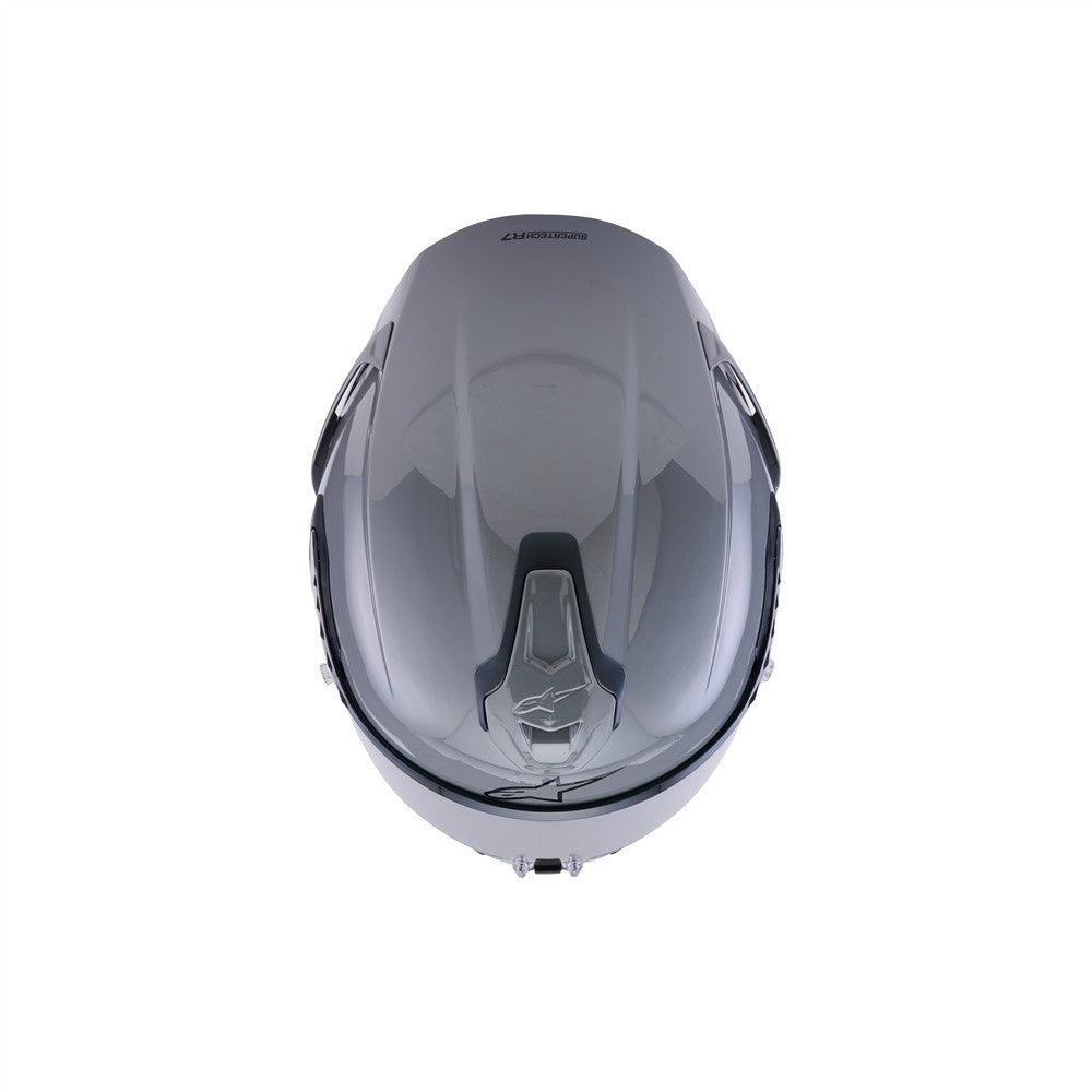 Alpinestars Supertech R7 Helmet Solid -  Gray Gloss