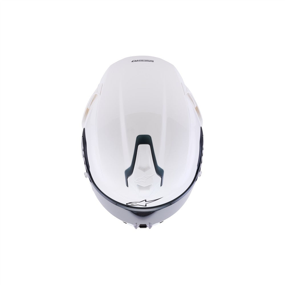 Alpinestars Supertech R7 Helmet Solid -  White Gloss