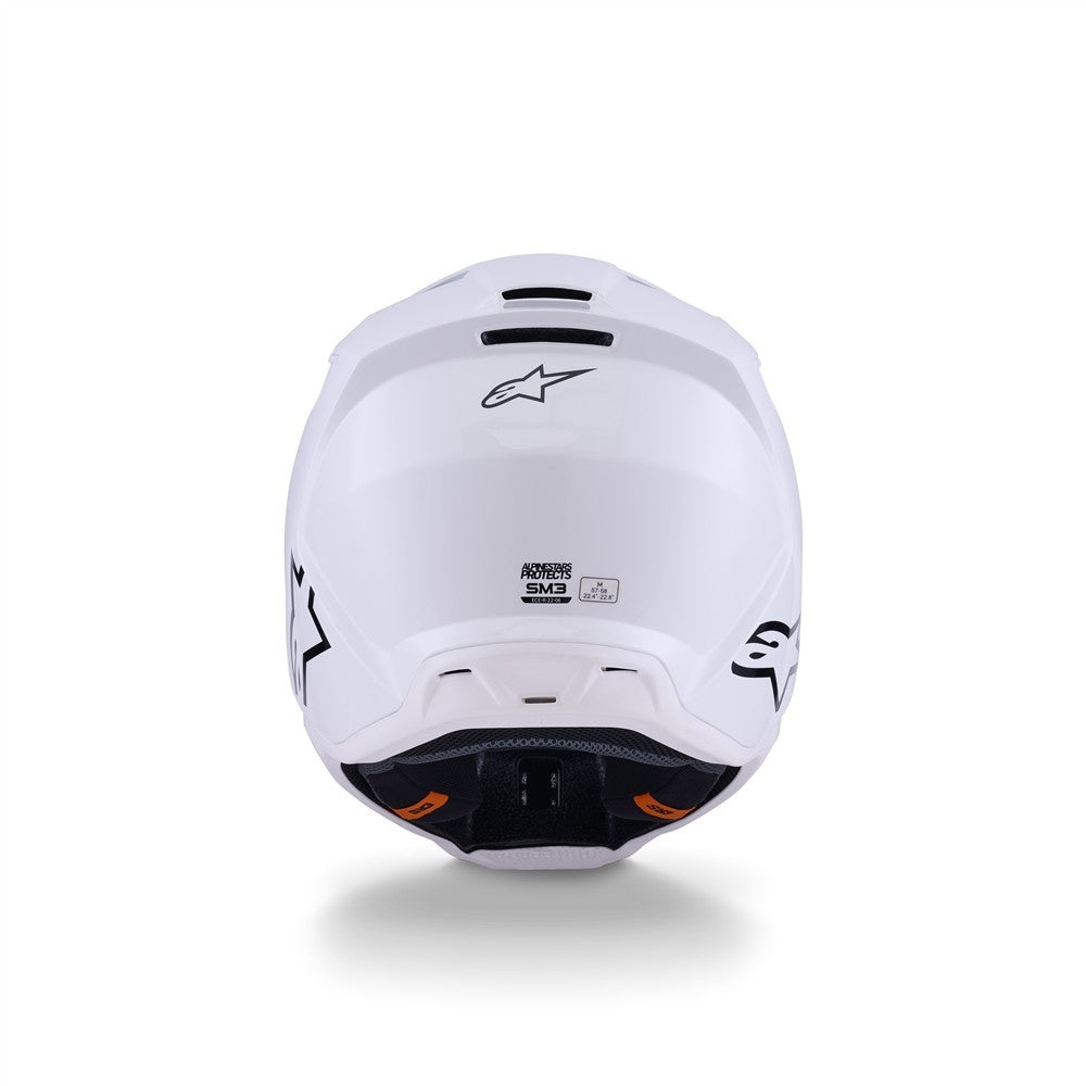 Alpinestars S-M3 Helmet - White Gloss