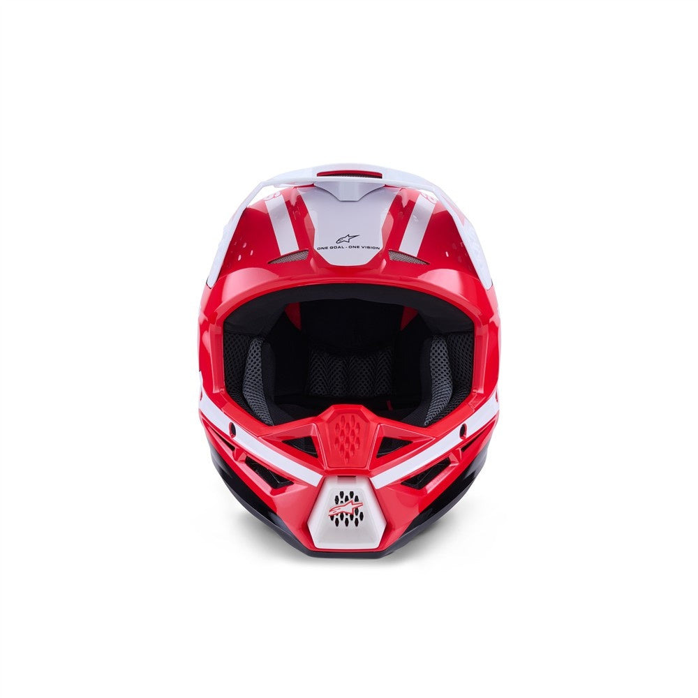 Alpinestars S-M3 Heat Helmet - Red/White/Black Gloss