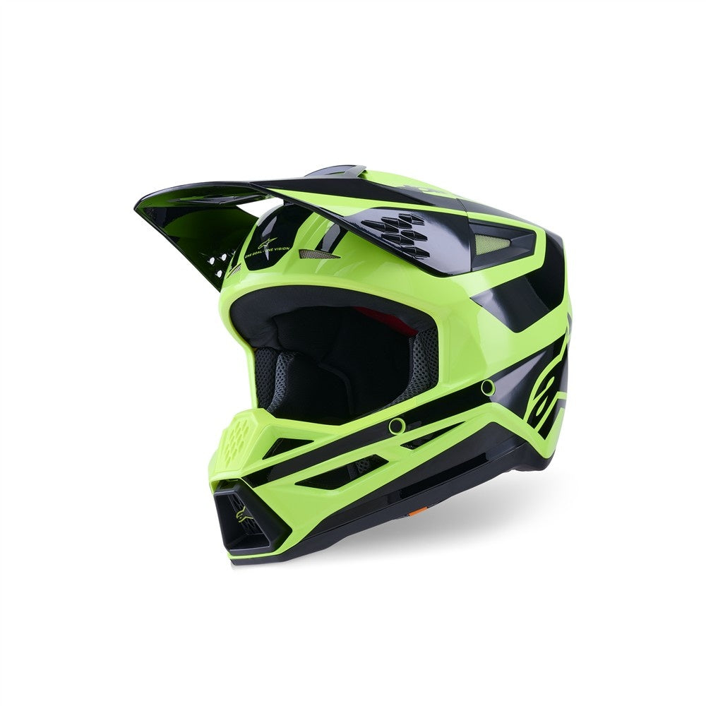 Alpinestars S-M3 Heat Helmet - Yellow Fluoro/Black Gloss