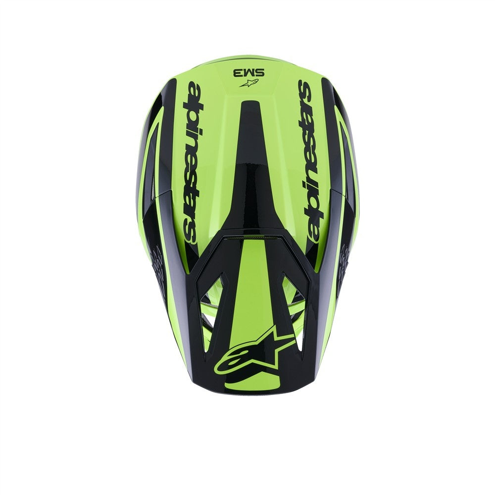Alpinestars S-M3 Heat Helmet - Yellow Fluoro/Black Gloss