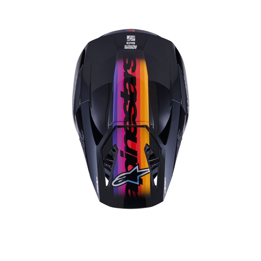 Alpinestars S-M3 Force Helmet -  Black Gloss