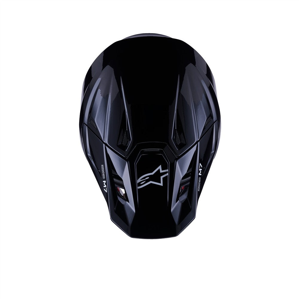 Alpinestars S-M7 Helmet - Solid Gloss Black
