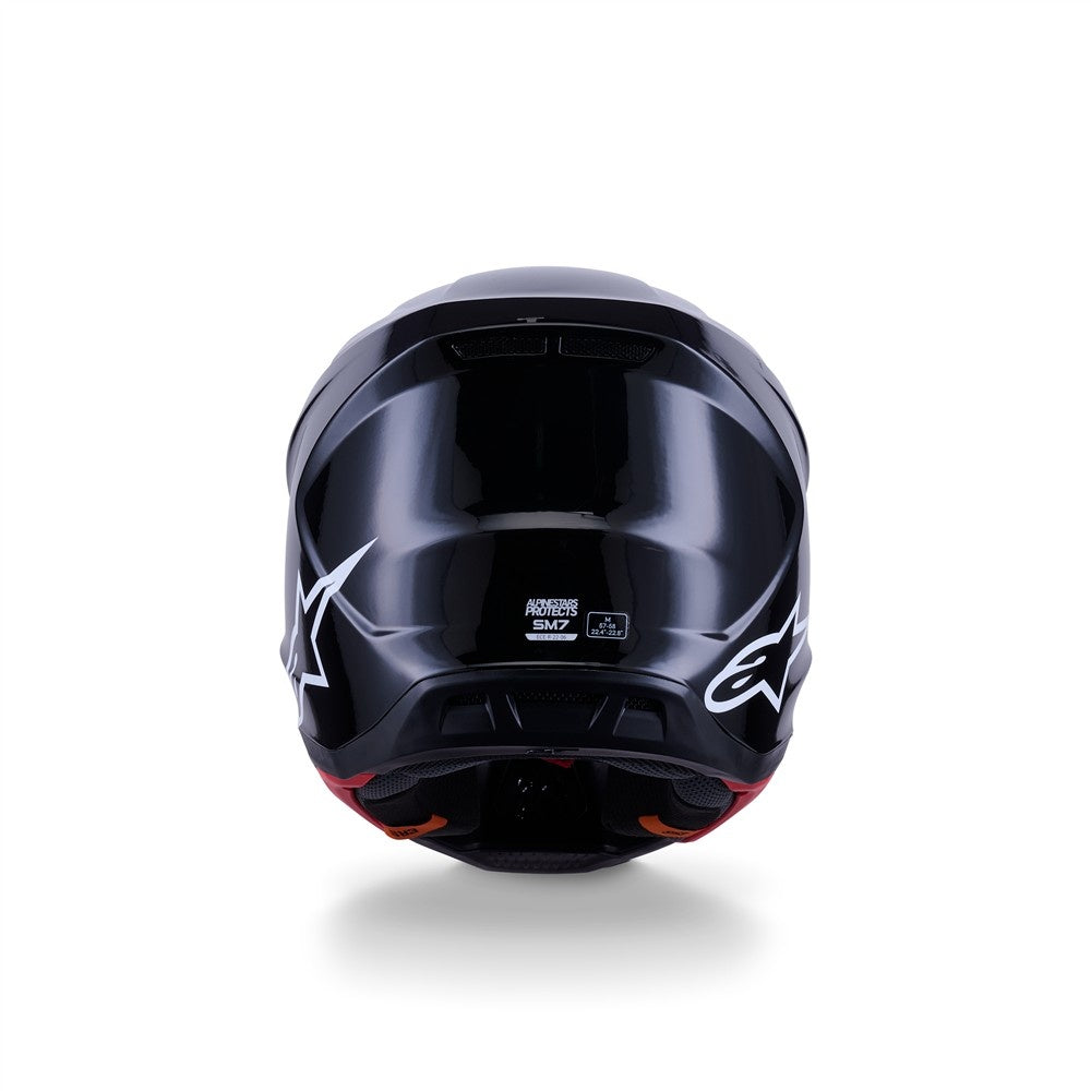 Alpinestars S-M7 Helmet - Solid Gloss Black