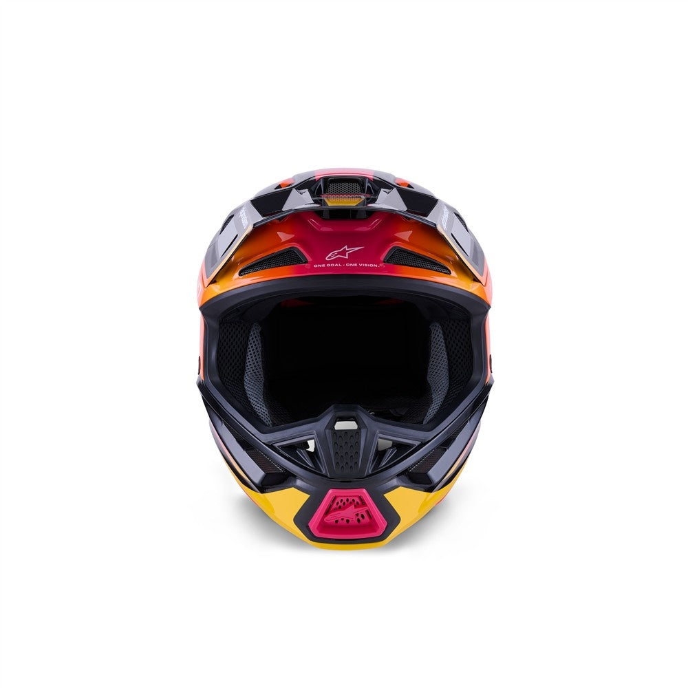 Alpinestars S-M7 Rise Helmet - Black/Yellow/Pink