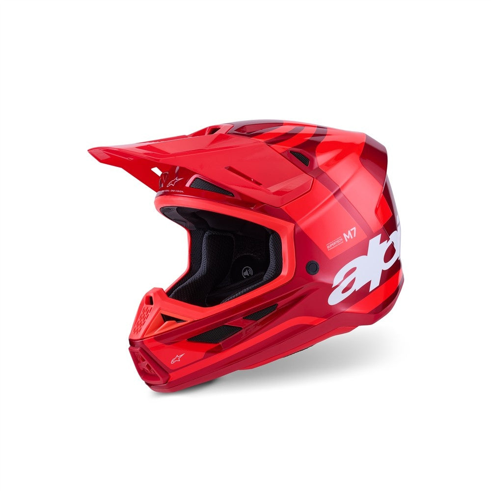 Alpinestars S-M7 Core Helmet - Red Gloss