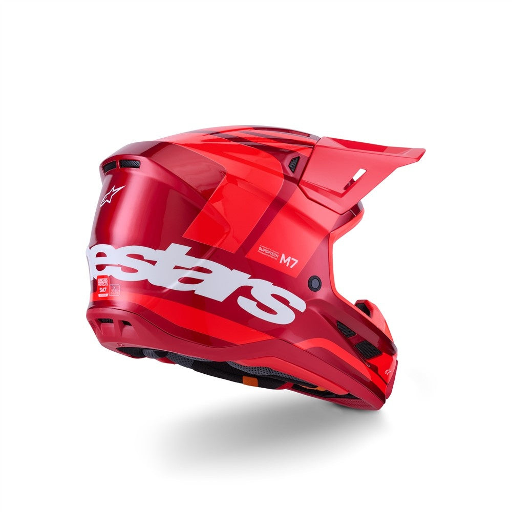 Alpinestars S-M7 Core Helmet - Red Gloss