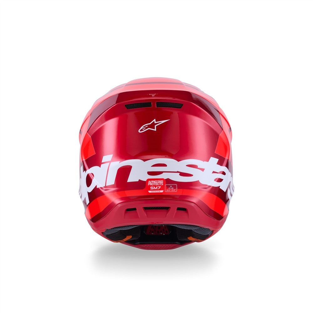 Alpinestars S-M7 Core Helmet - Red Gloss