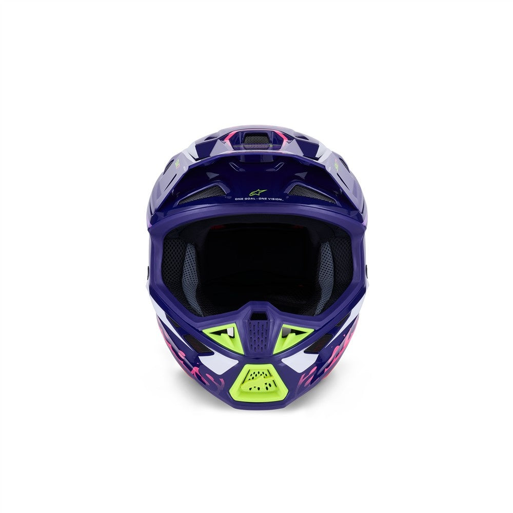 Alpinestars S-M7 Deed Helmet - Purple/Pink Gloss