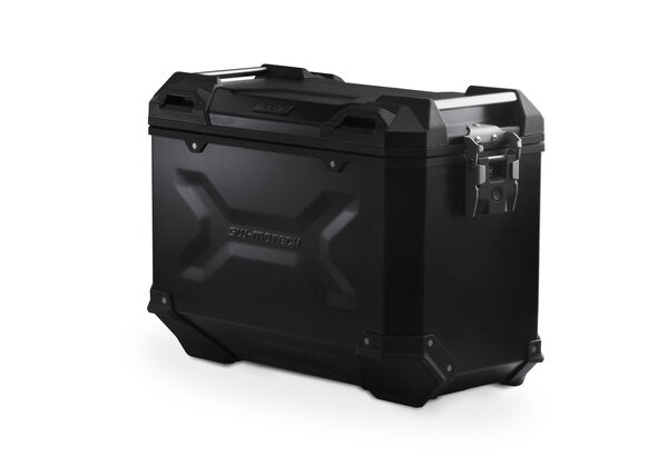 SW MOTECH TRAX ADVENTURE SIDE CASE RIGHT ALUMINUM 45L BLACK